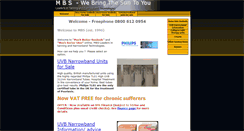 Desktop Screenshot of mbssunbeds.com